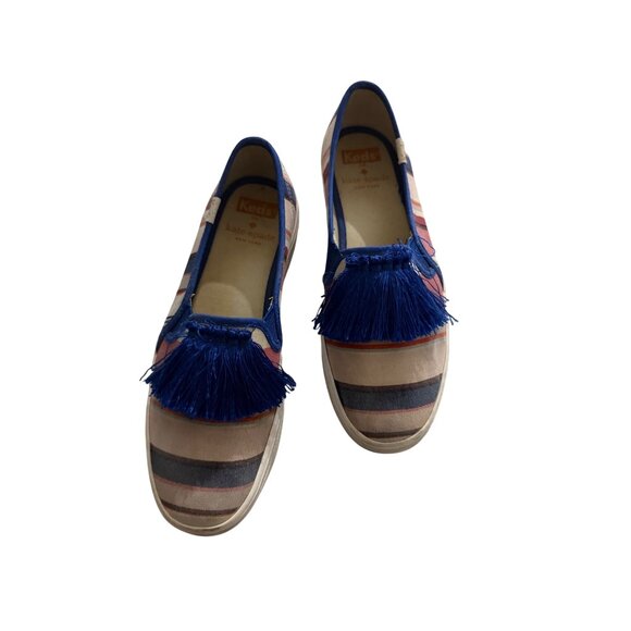KEDS x Kate Spade Striped Slip On Sneakers Size 5 - Picture 7 of 7